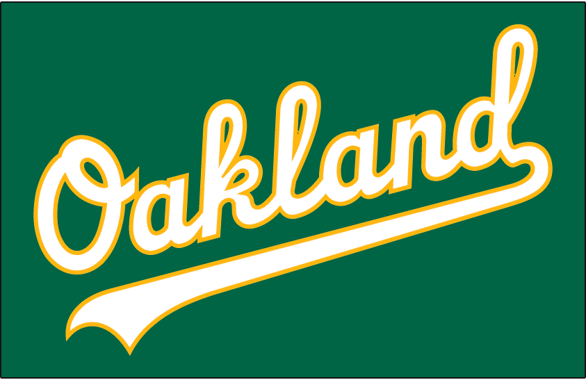 Oakland Athletics 2018-Pres Jersey Logo iron on transfers for T-shirts